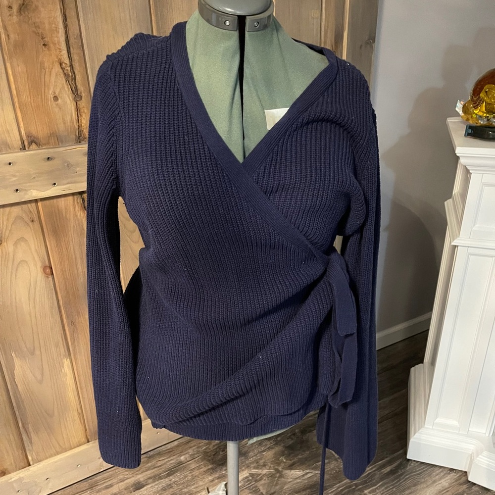 Wrap sweater